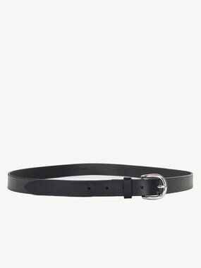 Isabel Marant Black Cowhide-Leather Belt